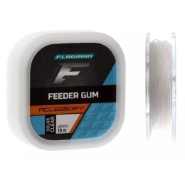 Flagman Amortyzator Feeder Gum Clear 0,60mm 10m