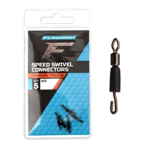 Flagman Krętlik Zapinka Speed Swivel Connectors Mini 5szt FSSCMIN