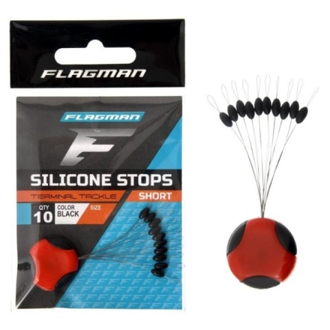 Flagman Stopery Silicon Short Stops S 10szt