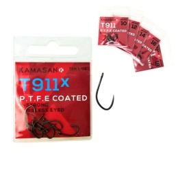 Kamasan Haczyki T911 X-Strong Eyed Barbless #16