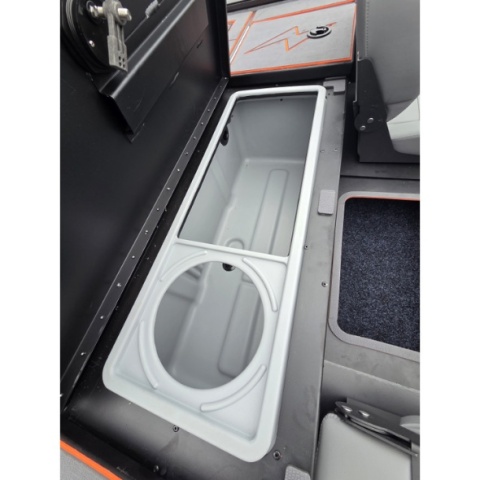 Kormoran Łódź Aluminiowa V518 Tracker Bass Wędkarska Czarna Zabudowana