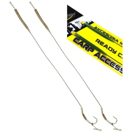 Mikado Przypon Karpiowy Anti Blow Out Rig C 25lb #2 2szt.