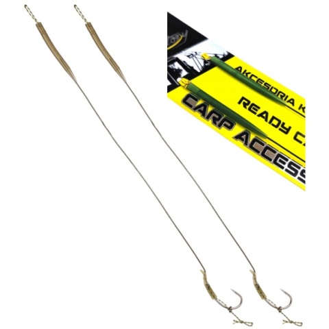 Mikado Przypon Karpiowy Anti Blow Out Rig C 25lb #2 2szt.