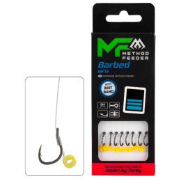 Mikado Przypon MF14 z Gumką 10cm #4 8szt Z Żyłka