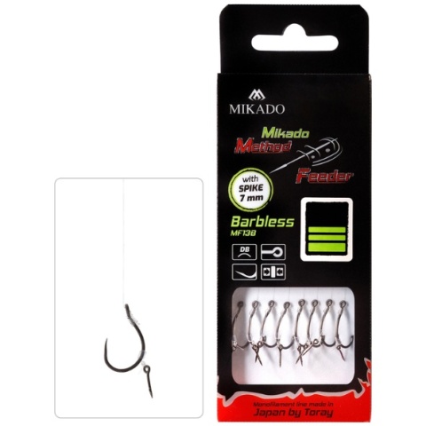 Mikado Przypon MF13 z Igłą 10cm #4 8szt BZ Żyłka