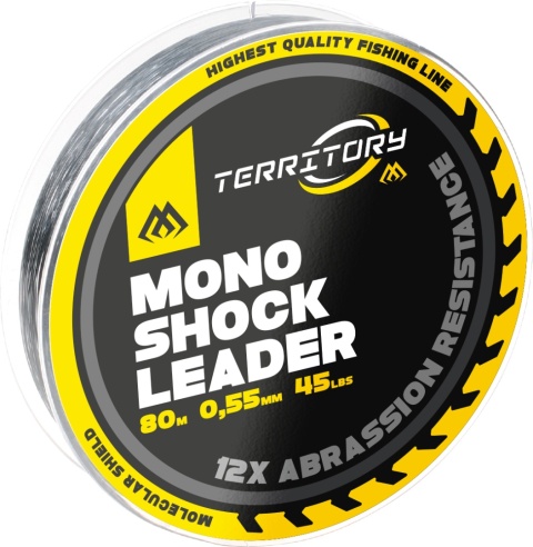 Mikado Przypon Strzałowy Territory Shock Leader 45lbs 0.55mm 80m Transparentny