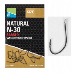 Preston Haczyki Natural N-30 #18 15szt.
