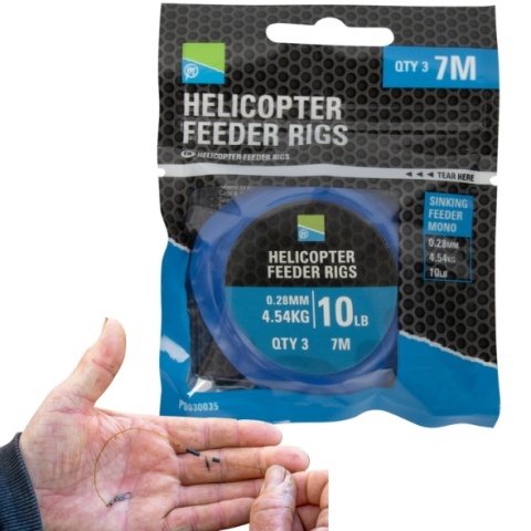 Preston Przypon Helicopter Feeder Rig 3szt 7m