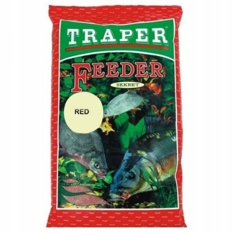 Traper Zanęta Secret Feeder Czerwony 1kg Sekret