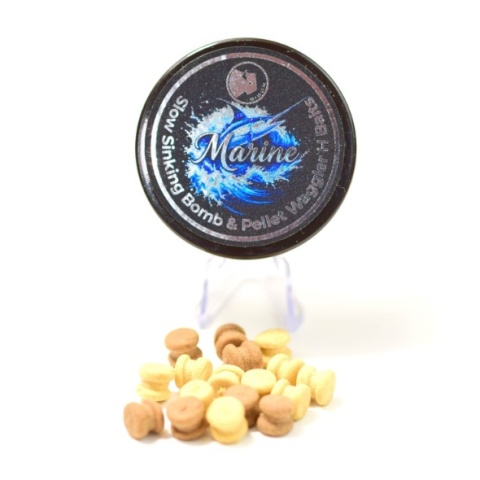 Bison Slow Sinking Bomb Wafters Pellet Waggler Marine 25ml