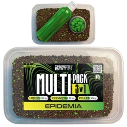Feeder Bait Mulitipack 3w1 Epidamia Pellet Twister Ślimak Liquid