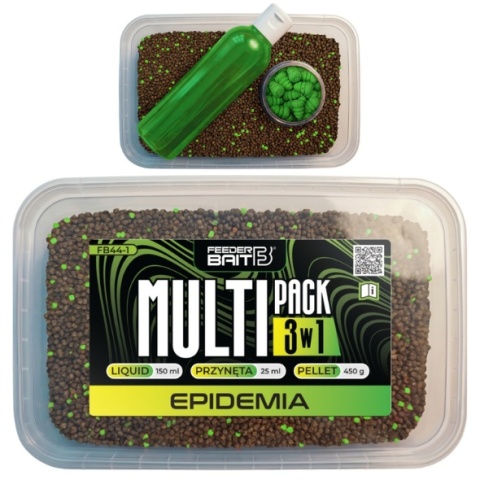 Feeder Bait Mulitipack 3w1 Epidamia Pellet Twister Ślimak Liquid