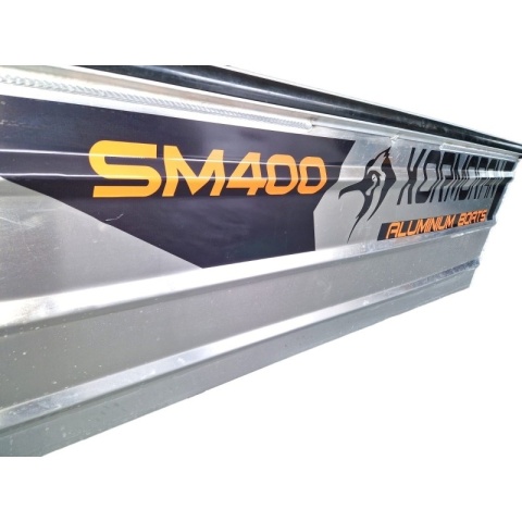 Kormoran Łódź Aluminiowa SM400L-1 4,00x1,6m Łódka Wędkarska Płaskodenna