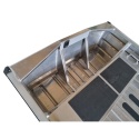 Kormoran Łódź Aluminiowa SM400L-1 4,00x1,6m Łódka Wędkarska Płaskodenna