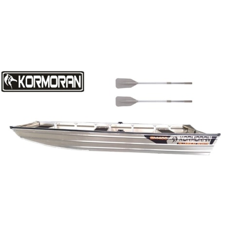 Kormoran Łódź Aluminiowa SM400L-1 4,00x1,6m Łódka Wędkarska Płaskodenna