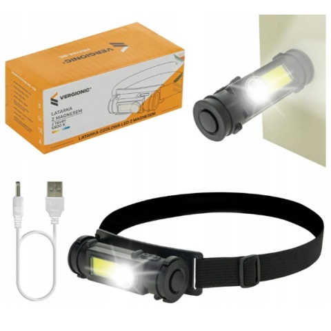 VERGIONIC Latarka Czołowa 350lm 3,5W