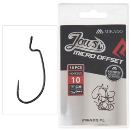 MIKADO JAWS Haczyki Micro Offset #10 10szt. HJA06-10