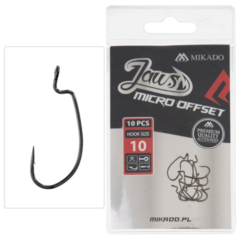 MIKADO JAWS Haczyki Micro Offset #6 10szt. HJA06-6
