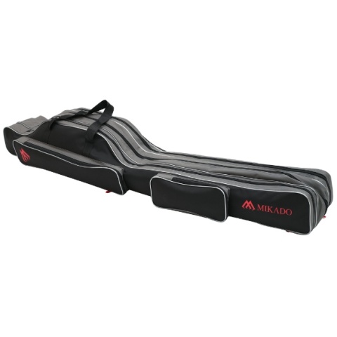 MIKADO Pokrowiec Na Wędki 140cm 3 Komorowy Czarny UWD-04203B-140