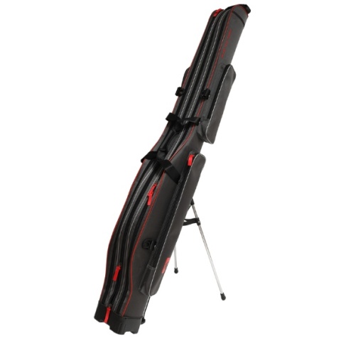 MIKADO Pokrowiec Na Wędki 140cm 3 Komorowy Usztywniany UWD-06-140-3-GY