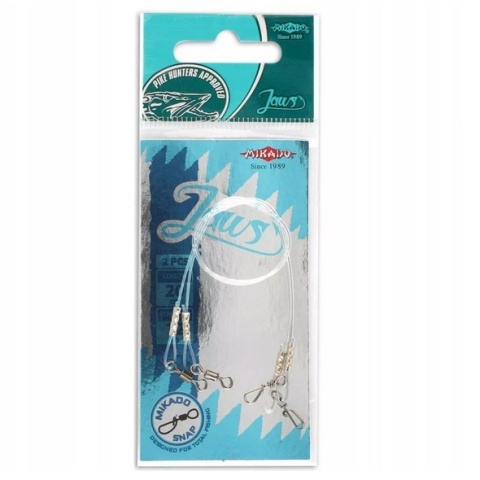 Mikado Przypon Jaws Fluorocarbon 45cm 23kg Super Strong ZGJ08-45-23