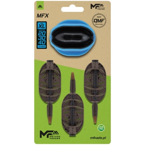 Mikado Zestaw MFX QMF Method Feeder XL 20g 30g 40g Forma AMFX-QMF-3XL-
