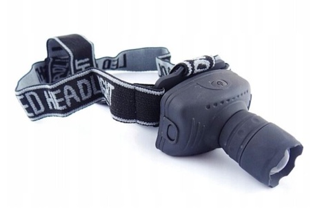 Latarka Czołowa 3W Led Zoom