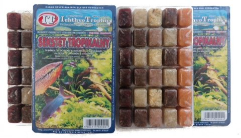 Pokarm Mrożony Dla Ryb Sekstet Tropikalny 10X100 gr