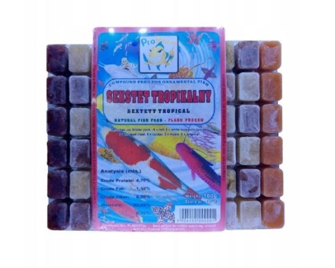 ProKarm Pokarm Mrożony Dla Ryb Sekstet Tropikalny 10X100 gr