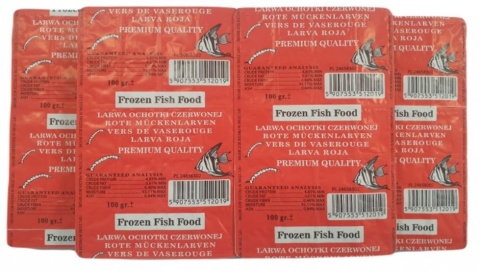 Pokarm Mrożony Dla Ryb Ochotka 10X100 gr